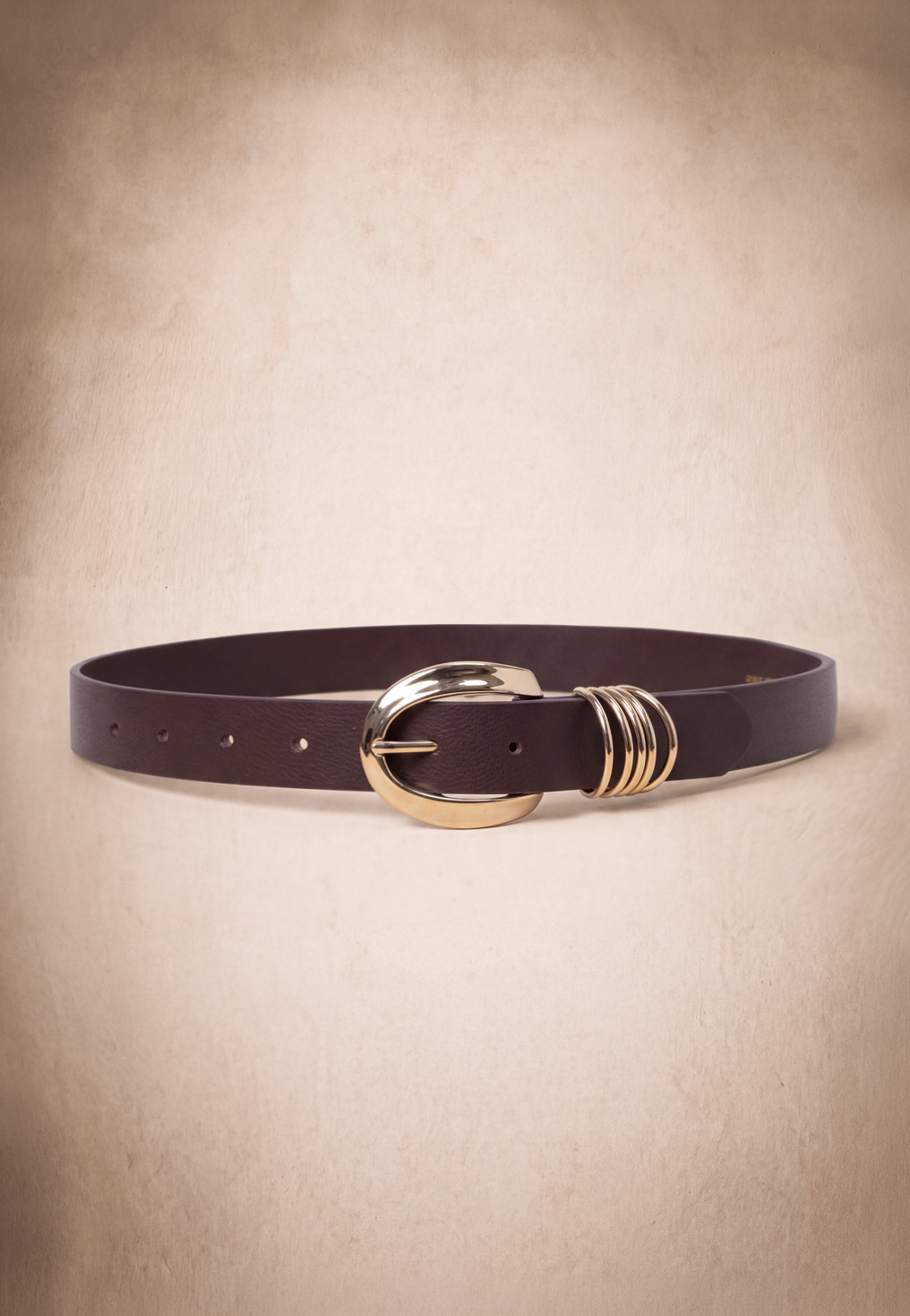 CEINTURE CUIR - MARKOUS - BROWN